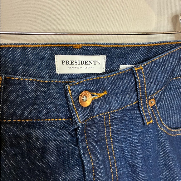 President’s Mens Blue‎ Luxury Japanese Selvedge Jeans Denim 34 - Picture 8 of 12